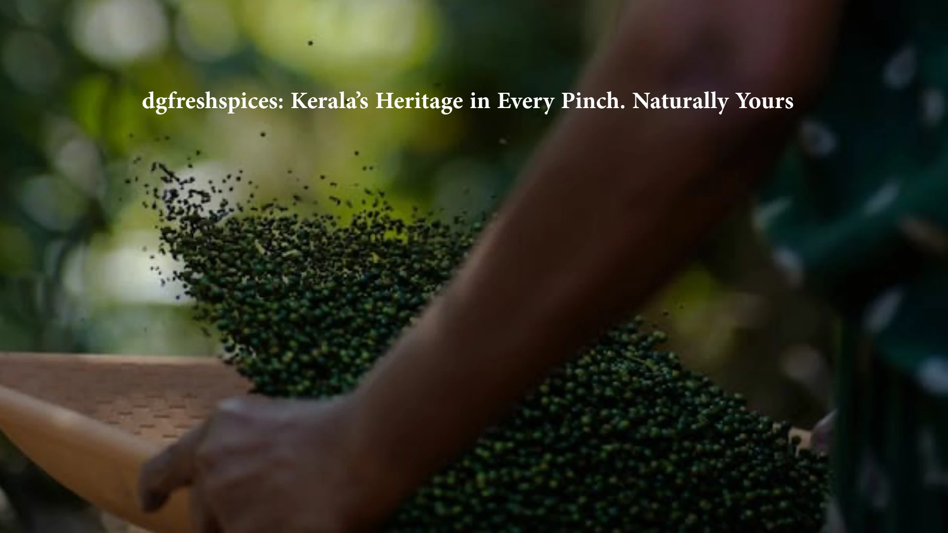 Premium Kerala Black Pepper – Organic Whole Spices